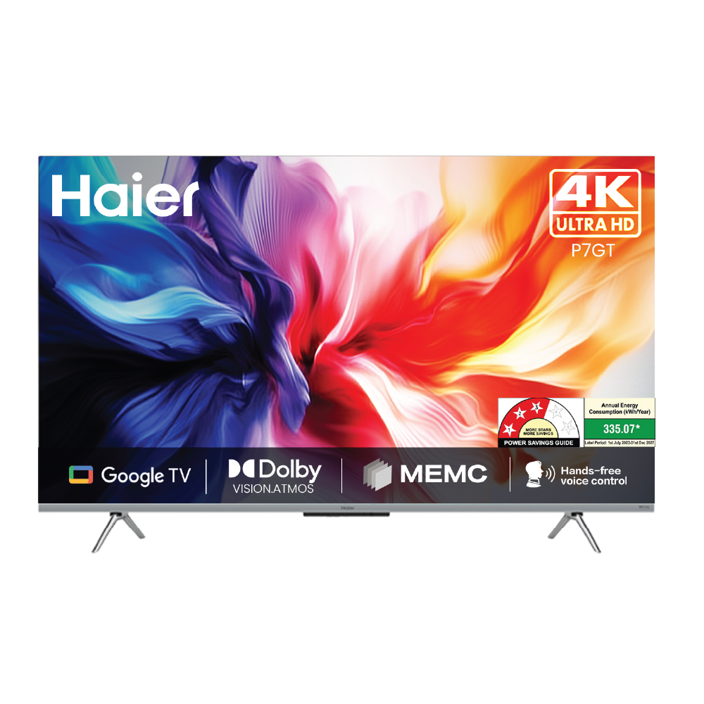 Haier P7GT 4K Ultra HD 165cm (65) Google TV | Hands free voice control