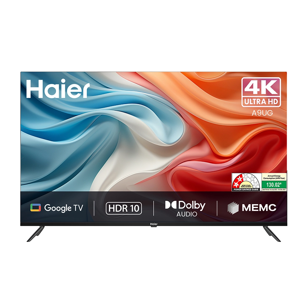 Haier A9UG 4K Ultra HD 108cm (43) Google TV | MEMC