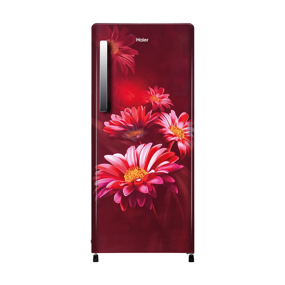 Haier 190L 3 Star Red Hilton Single Door Refrigerator