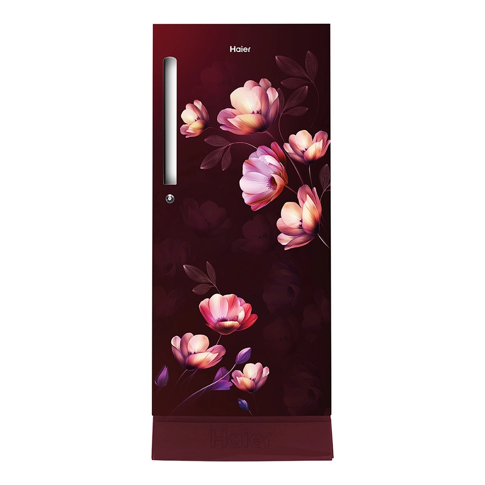 Haier 190 L  5 Star red Ivy  Single Door Refrigerator