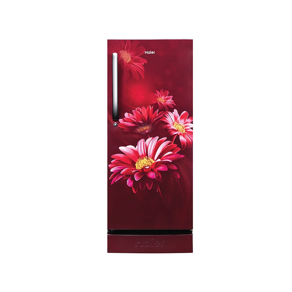 Haier 190 L 5 Star Red Hilton Single Door Refrigerator