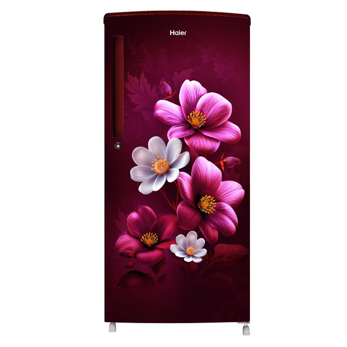 Haier 185 L  1 Star  Red  Anemone  Single Door Refrigerator