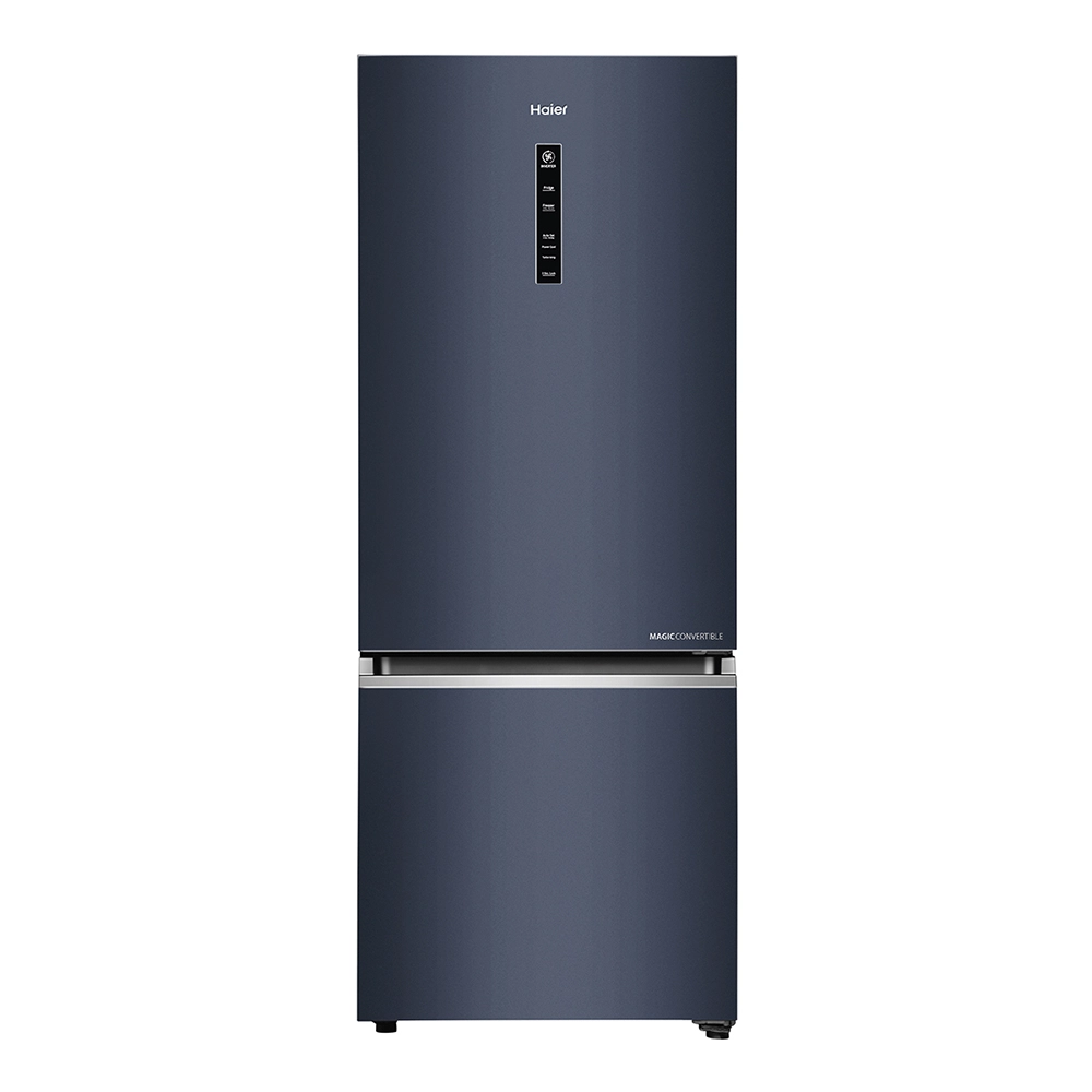 Haier 325 L 2 Star Graphite Black  Bottom Mount Refrigerator