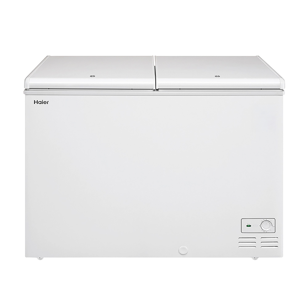 Haier 320 Ltr Double door- White Colour Convertible Hard top Freezer