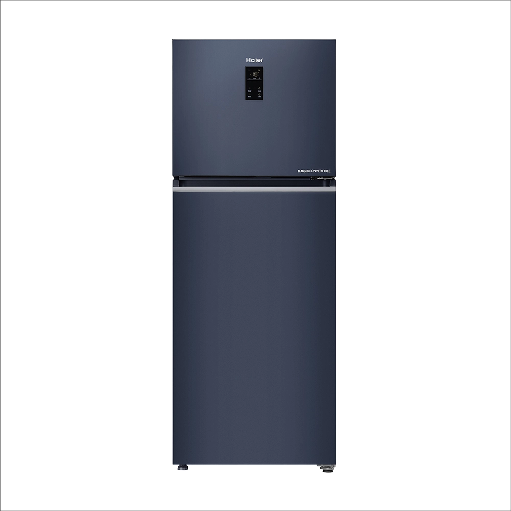 Haier 328L 2 Star Graphite Black  Double Door Refrigerator