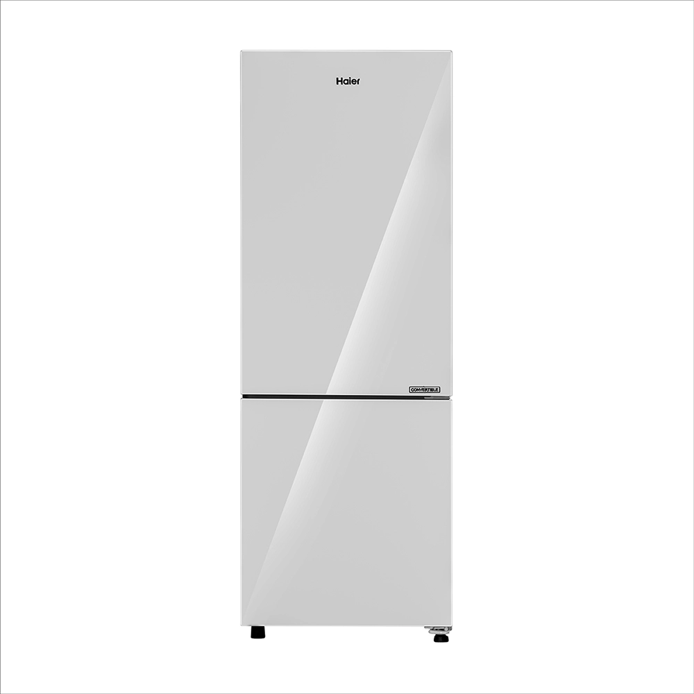 Haier 265L 2 Star Mirror Glass Bottom Mount Refrigerator