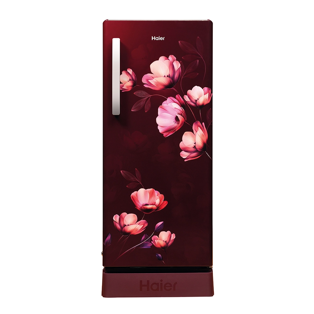 Haier 190L 5 Star Red Ivy Single Door Refrigerator