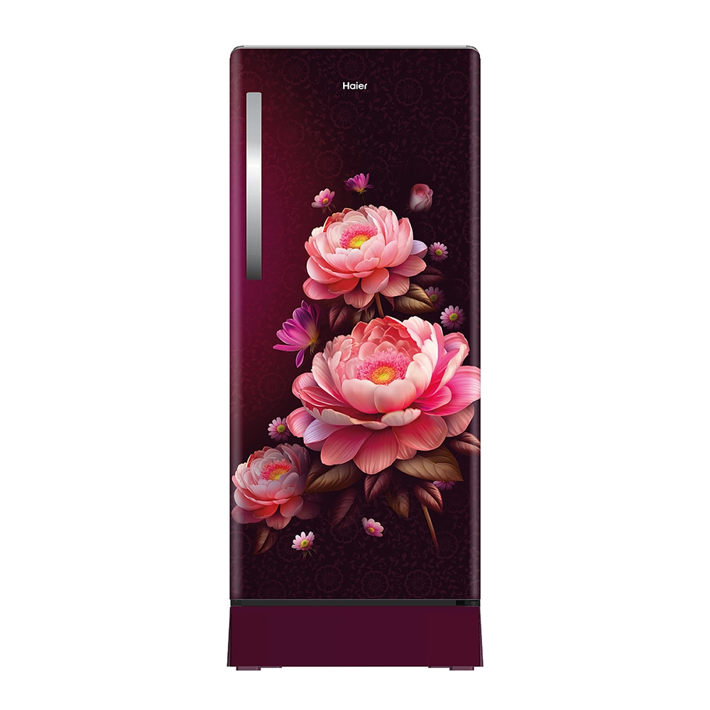 Haier 190L  5 Star  Red Blossom  Single Door Refrigerator