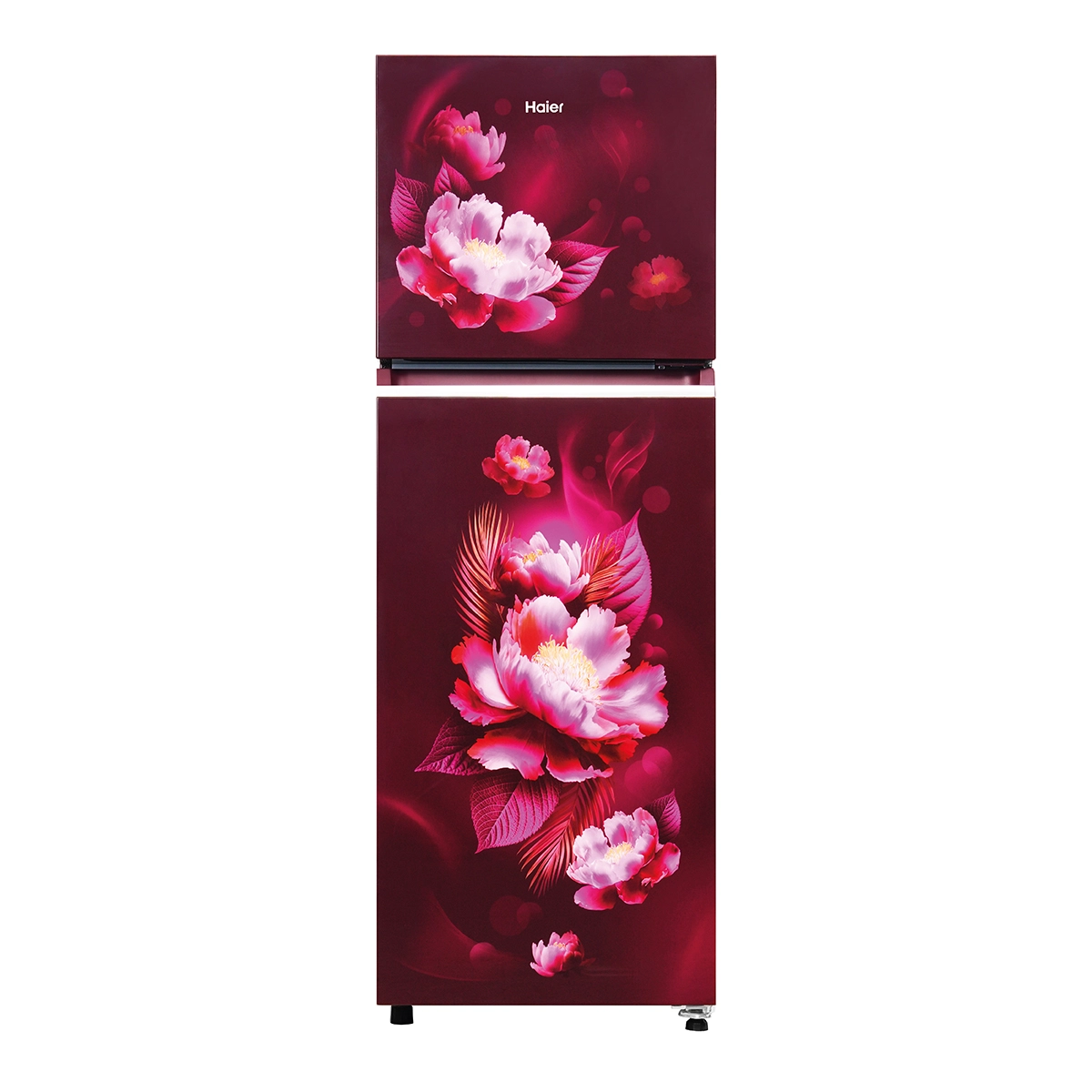 Haier 240L  2 Star  Red Carnation  Double DoorRefrigerator