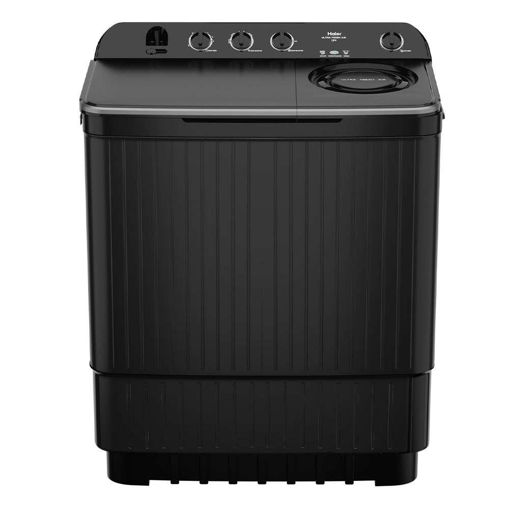 Haier Semi Automatic Washing Machine 12 KG 196BK