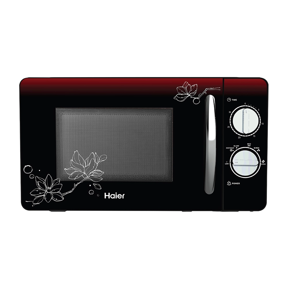 Haier 20L Black Solo Microwave Oven